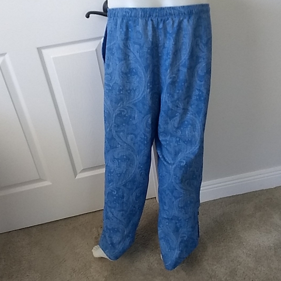 🌷‼️5/$20 Draper's & Damon's Paisley Elastic Drawstring Pant - Picture 3 of 7